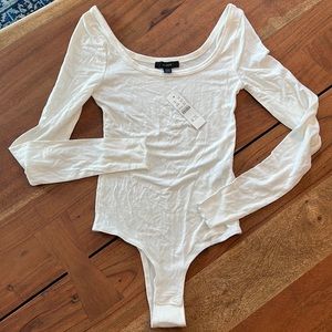 NWT J. Crew stretch scoopneck bodysuit. Size XXS.